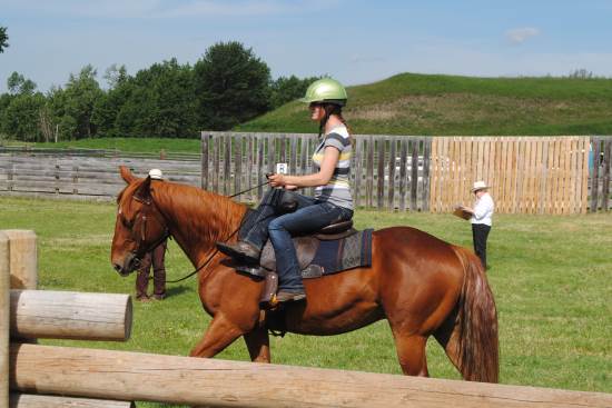 2014 July 10 1 side saddle at the Bar U Ranch.jpg