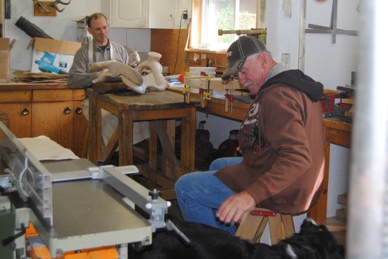 2015 Aug 28 5 Lorne watching Rod rawhide a saddle tree.jpg