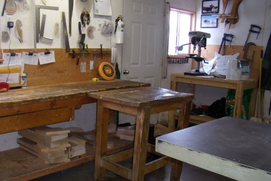 2016 Sept 17 1 table, band saw and work bench.jpg