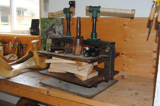 2014 July 19 4 gluing up a fork for a saddle tree.jpg